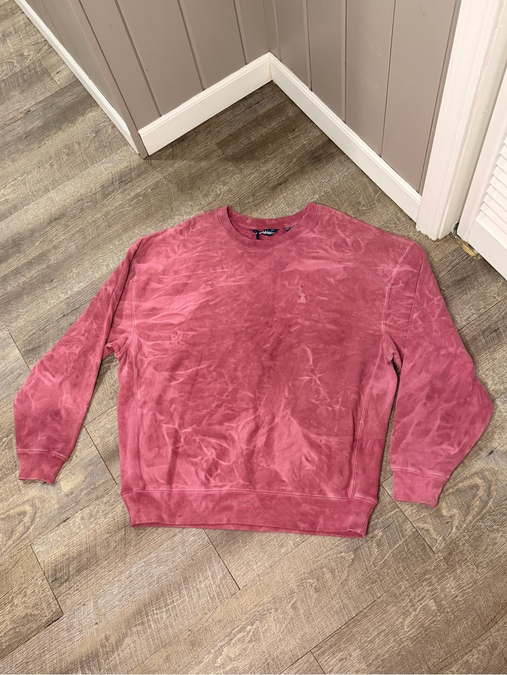 Chubbies Men's Comfort Crewneck Sweatshirt The Cozy Rosy Size Medium